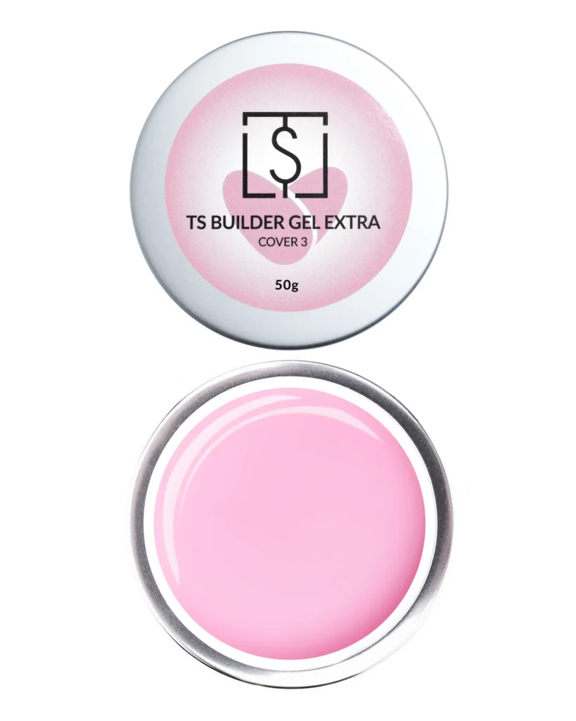 still life Packshot product photography of pink biab gel on the white background